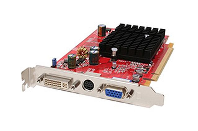 Grafische kaart ATI Radeon X300XT 128MB DDR PCI-E 16x 1.1 DVI VGA S-VIDEO RV370 AMD